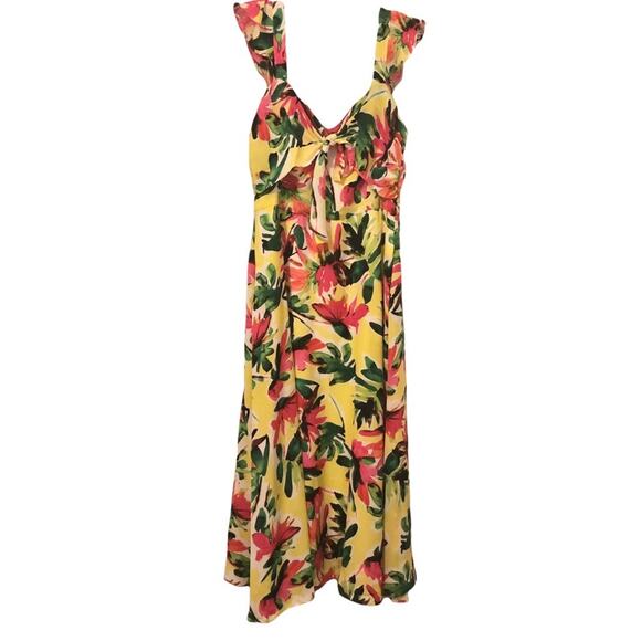 ⭐ 🔥 50% OFF SALEL PRICE Julia Jordan Floral Sleeveless Midi Dress 8 NWT - Picture 6 of 10